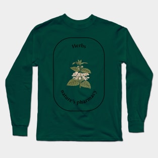 herbs nature's pharmacy Long Sleeve T-Shirt